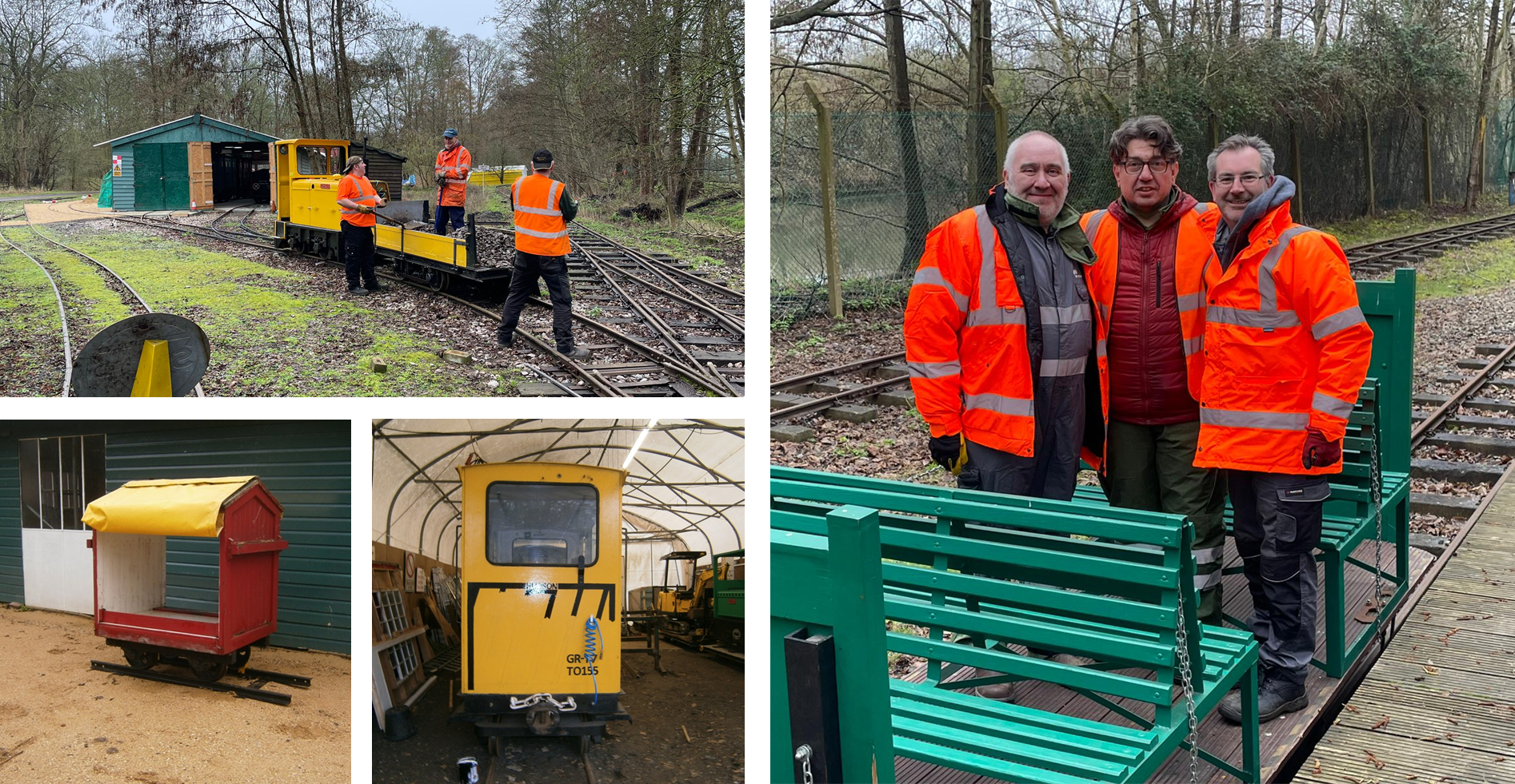 Productive day of restoration, training and site improvements