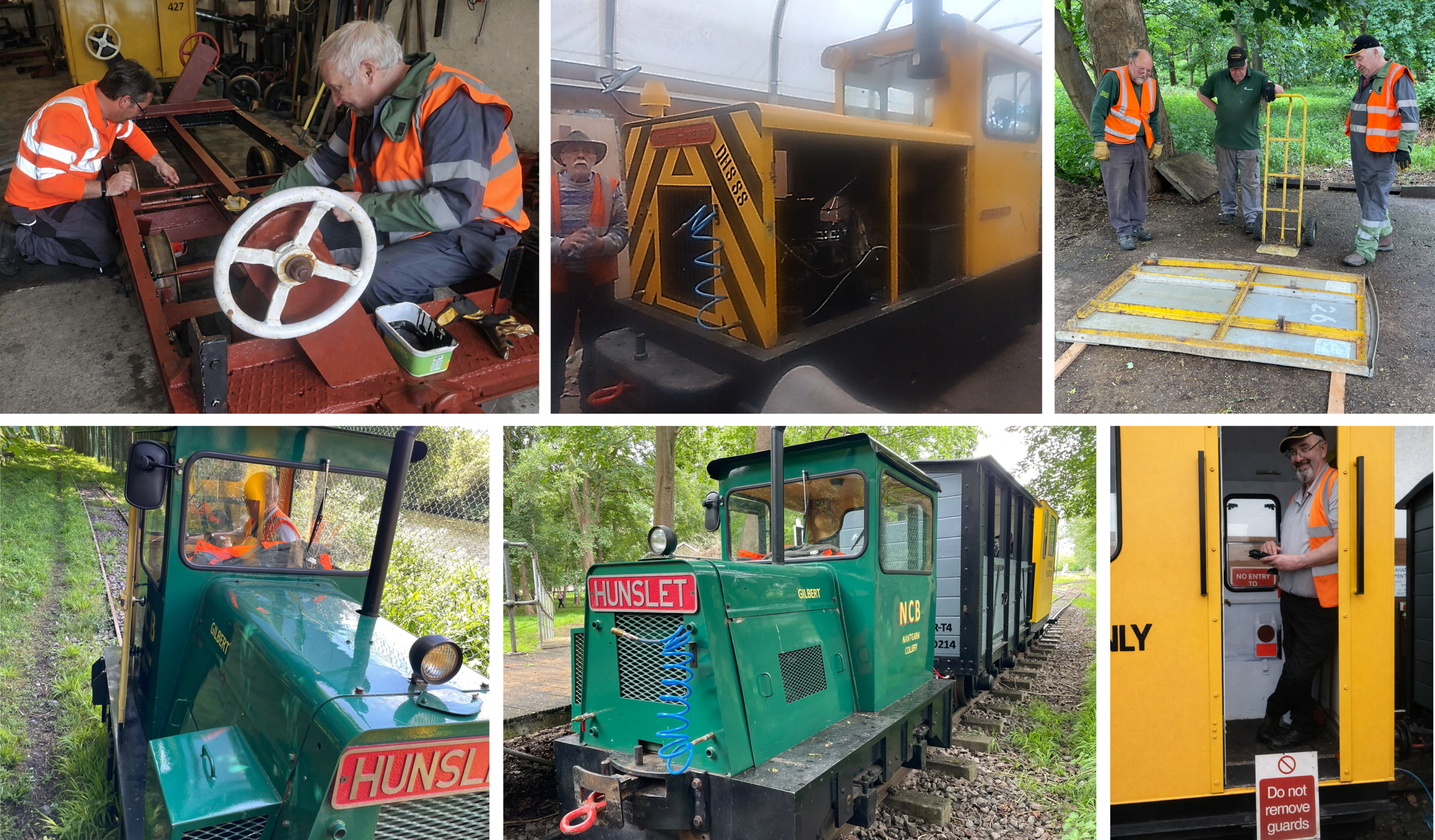 Wet day with good progress on Baugley repairs and restoration of another wagon